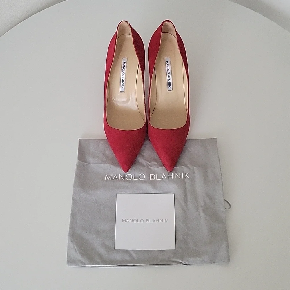 Manolo Blahnik Red Heels - Picture 8 of 11